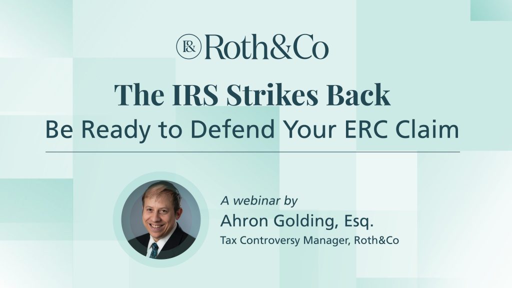 Webinar Recap | The IRS Strikes Back