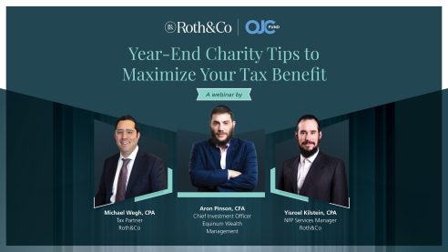 Maximizing Your Tax Benefit Year End Charity Tips Intro