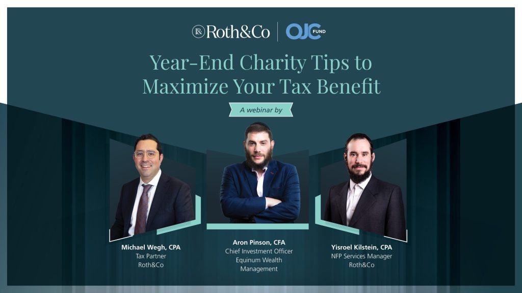 Webinar Recap: Year-End Charity Tips to Maximize Your Tax Benefit