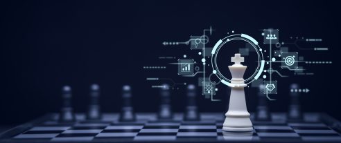 Chess,board,for,business,strategy,and,leadership,assignment,concept,of