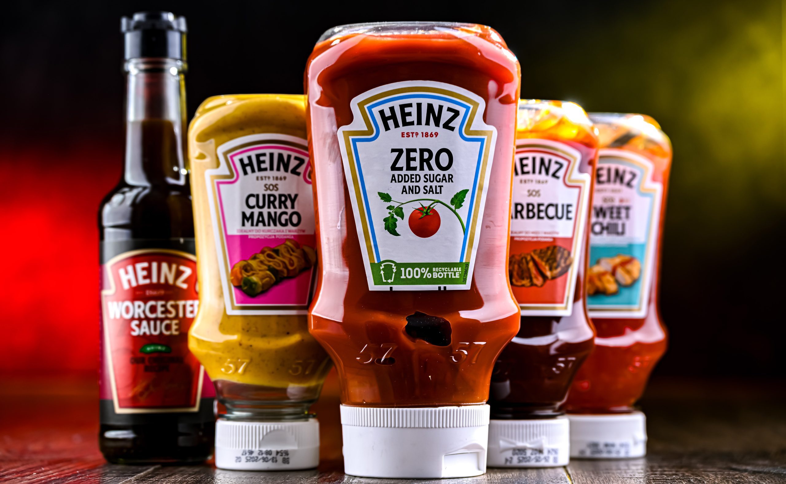 Poznan,,pol, ,aug,7,,2024:,heinz,products,,brand,manufactured